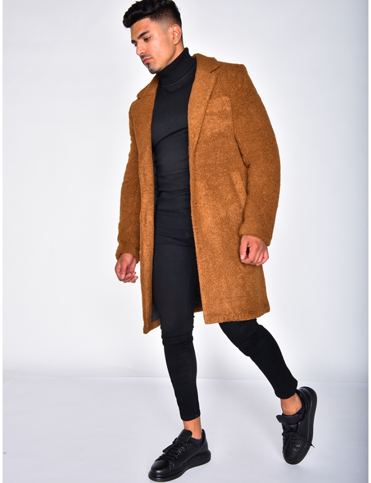 Sheepskin Look Coat