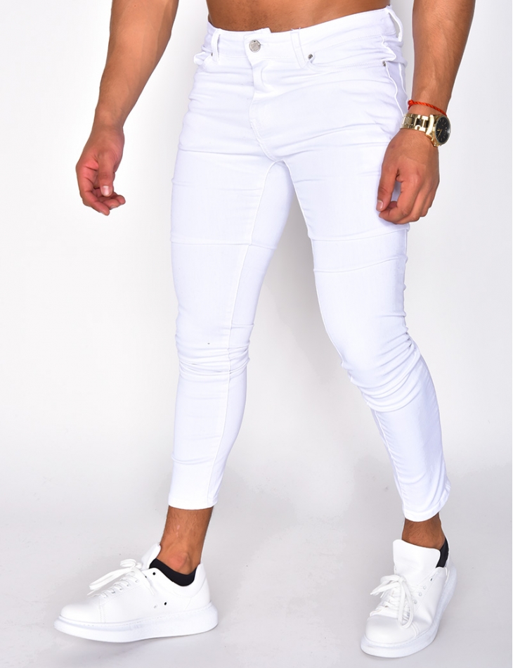 Jeans basic blanc