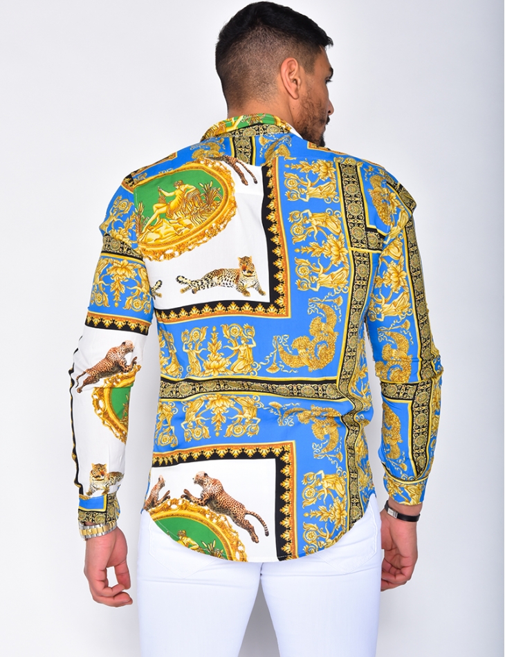 Shirt with Baroque Pattern 