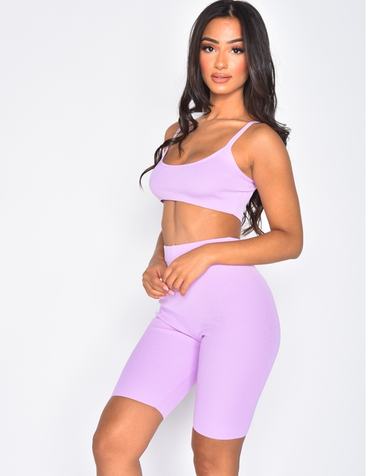 Bralette and Cycling Shorts Co-ord