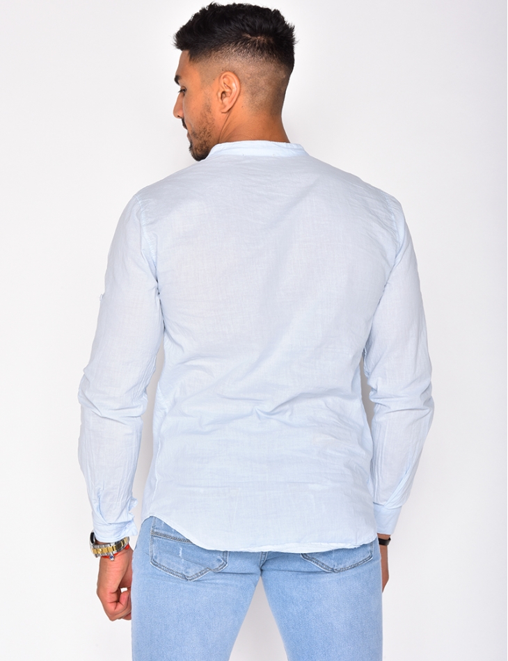 Long Sleeved Shirt with Round Neckline