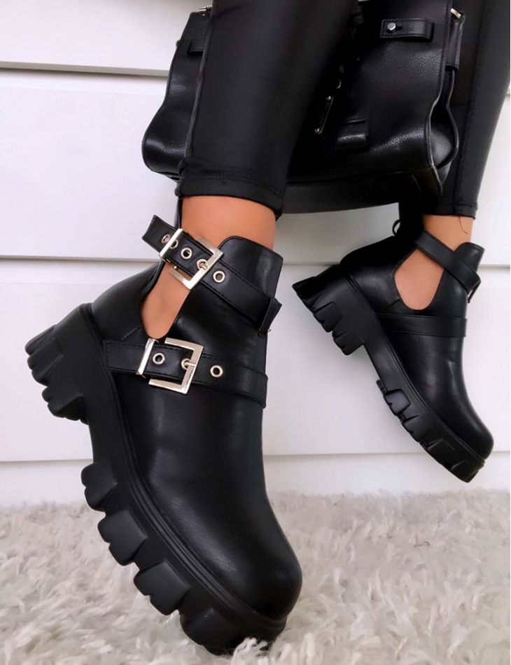 Ankle Boots with Straps