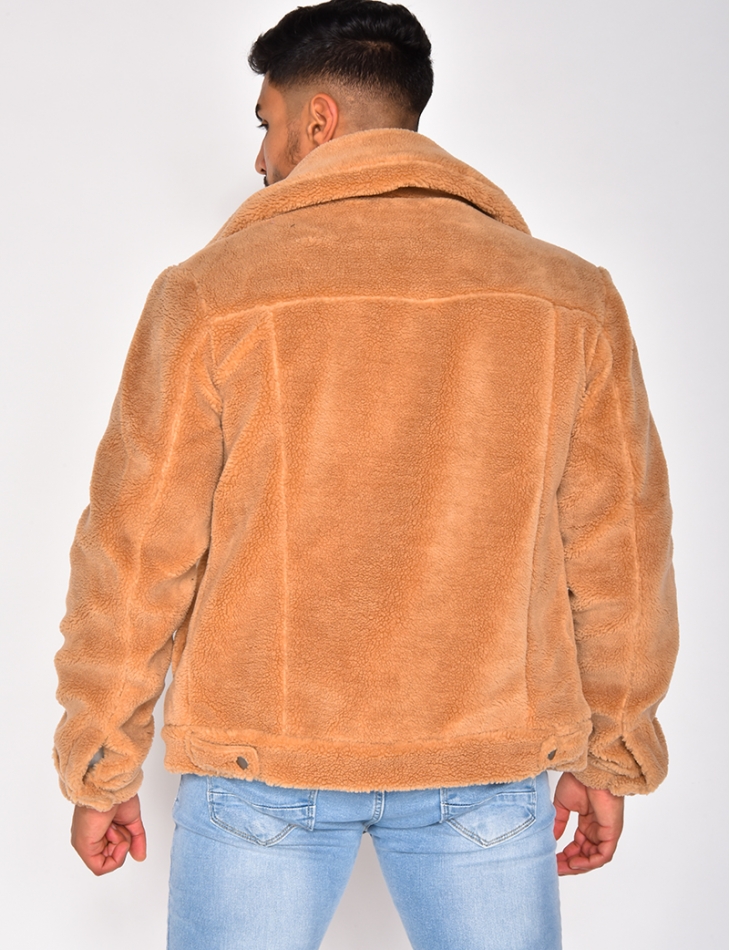 Sheepskin-Style Jacket