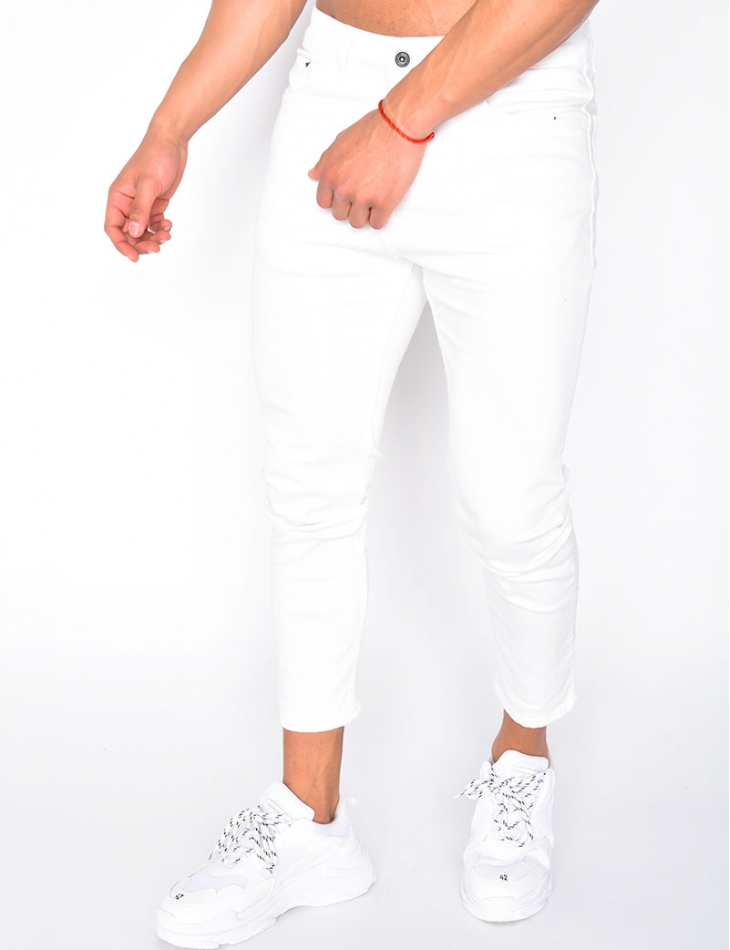 Jeans blanc basic