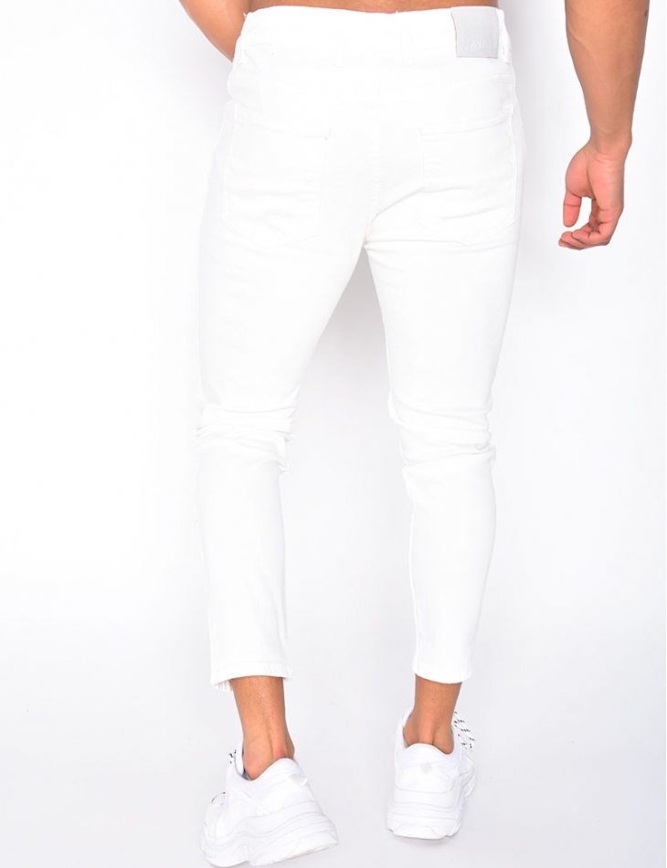 Jeans blanc basic