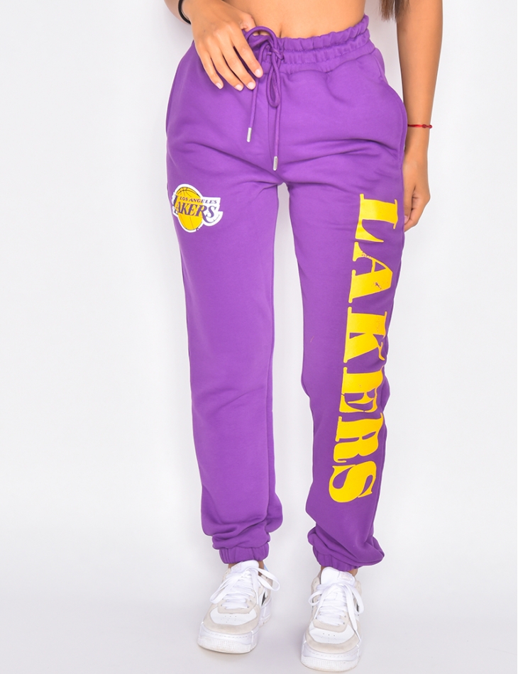 Pantalon de jogging molletoné "Lakers"