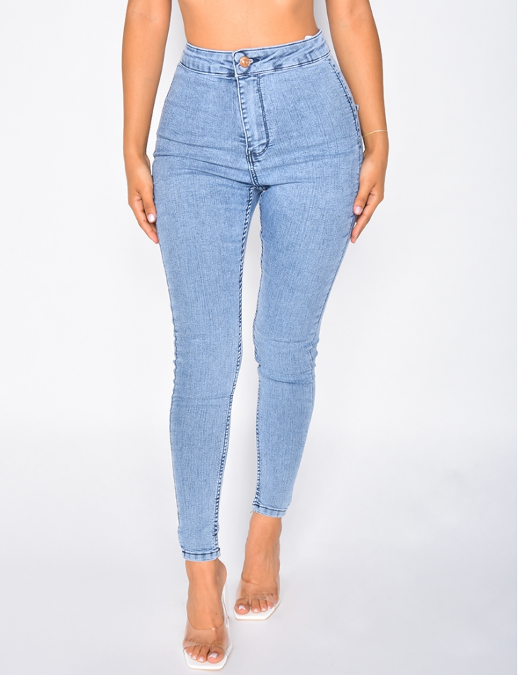 Jegging slim taille haute ultra stretchy