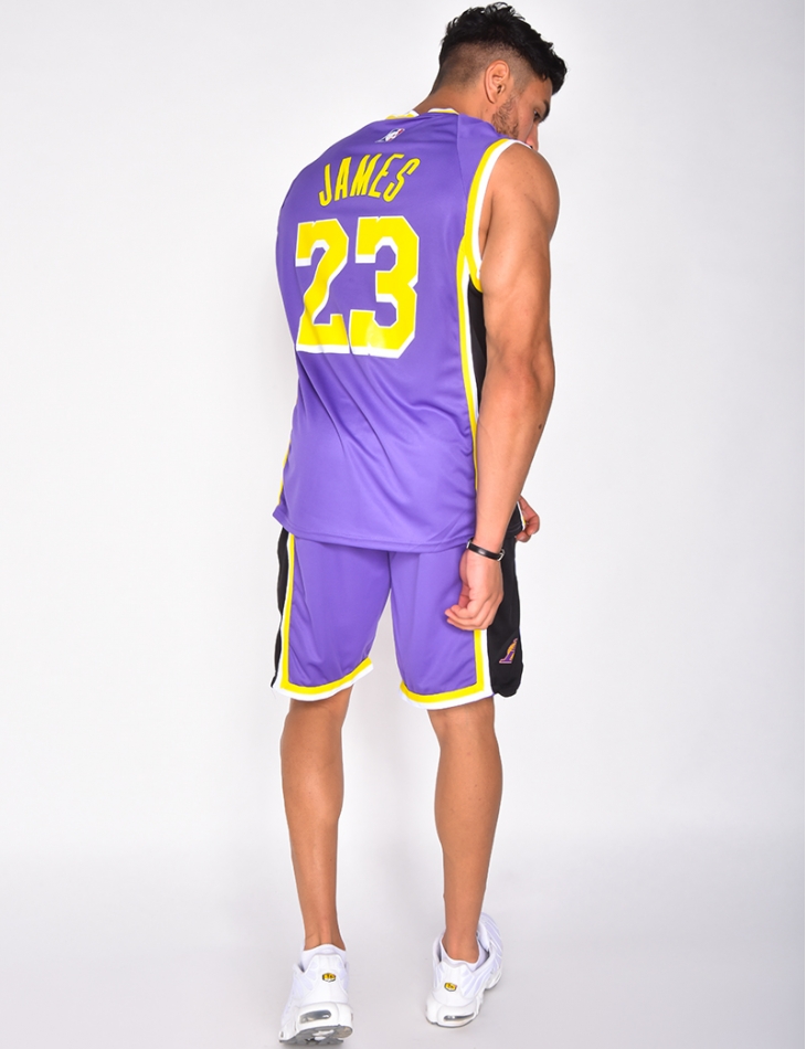 Ensemble short et t-shirt de basket "Lakers"