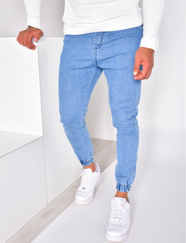 denim cargo trousers mens