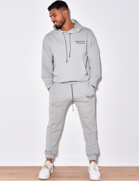 Tracksuit with Slogan