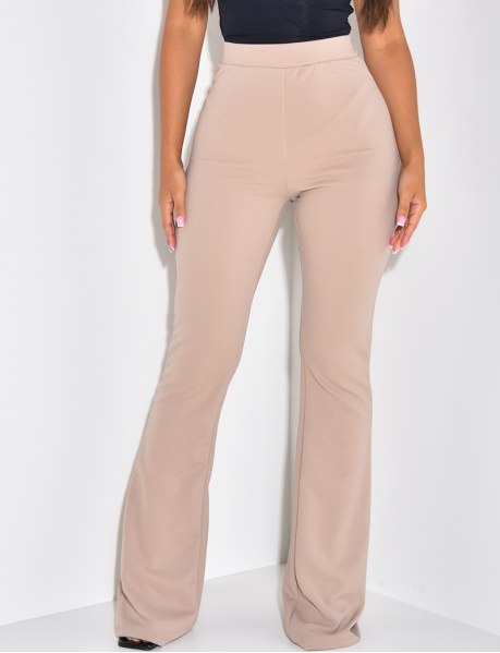 Loose flared trousers