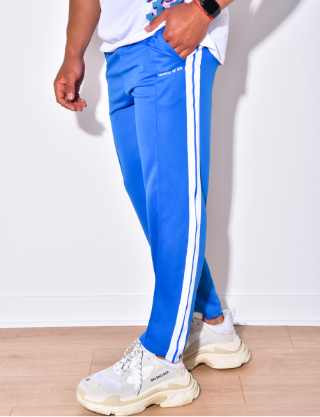 "Essence of life" striped joggers