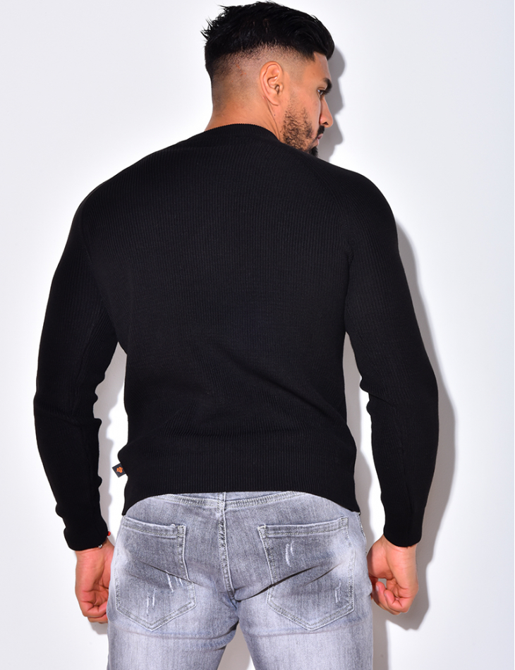 Pull fin homme