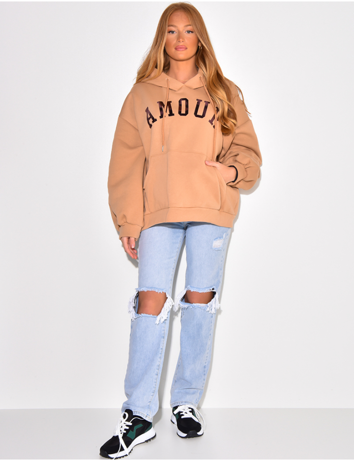 Pull oversize Amour