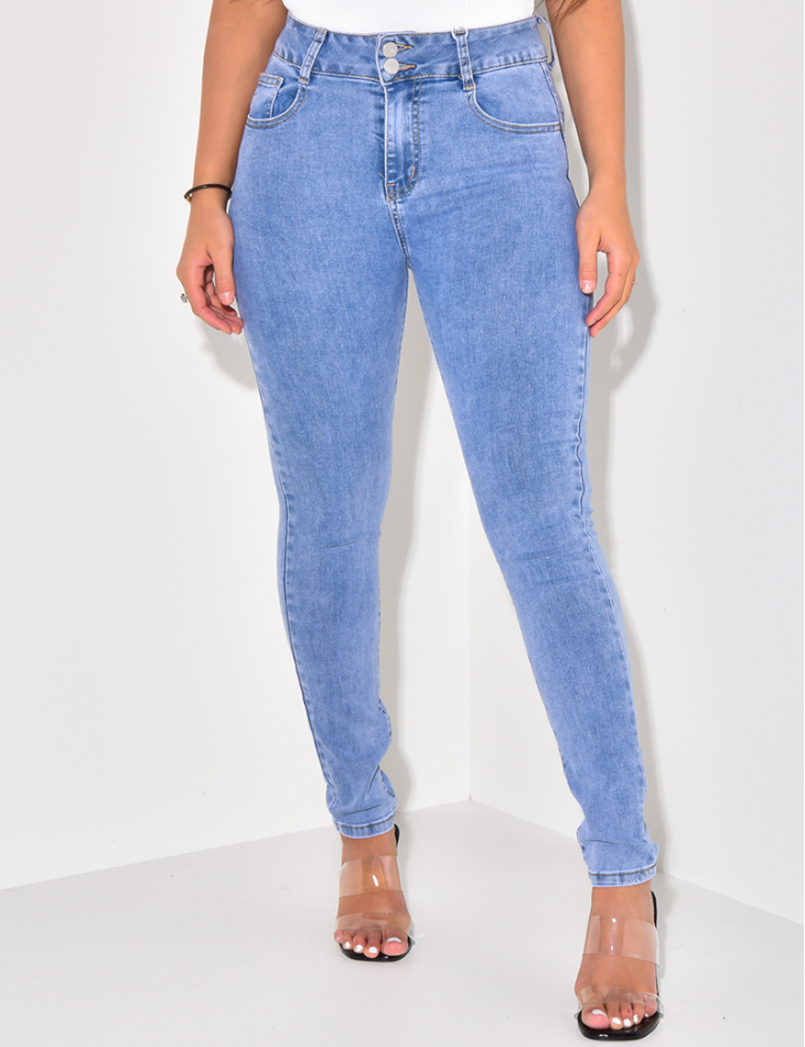 Jeans skinny stretchy effet pushup 