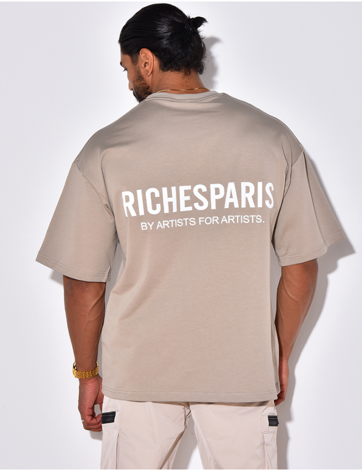 T-shirt uni "riches Paris"