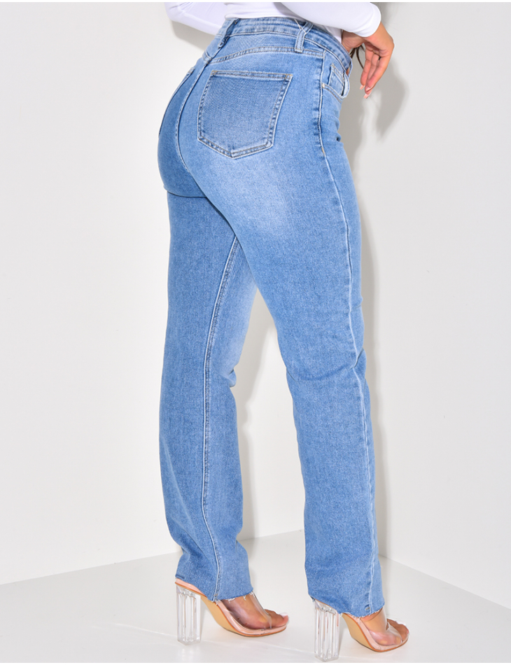 Jeans coupe droite ultra stretchy