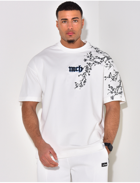 Embroidered “MCB” t-shirt