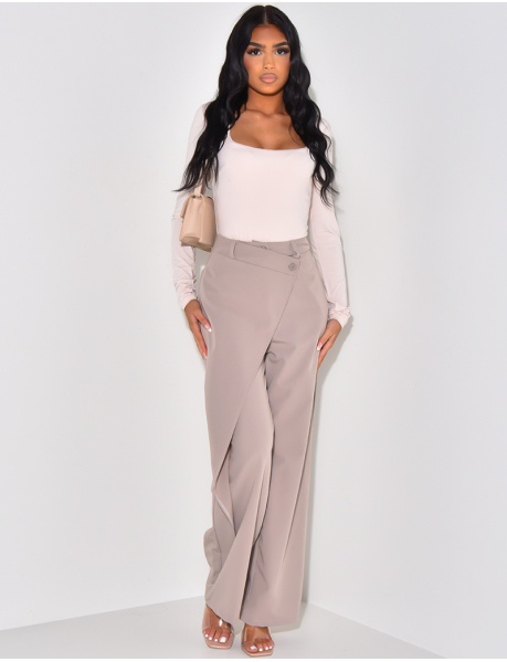  Flap tailored pants