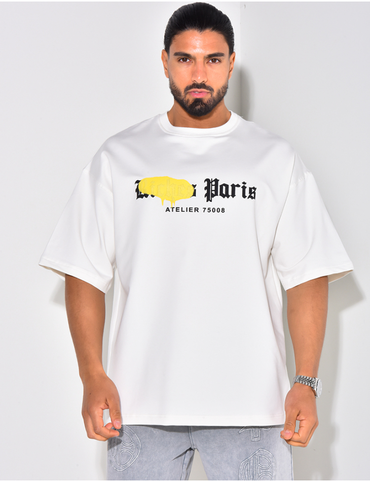 T-shirt "Riches Paris" tâché