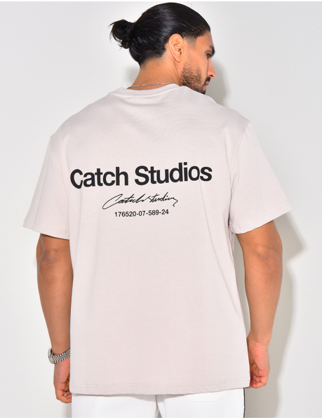T-shirt uni "catch studios"
