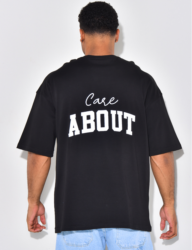 T-shirt "care about"