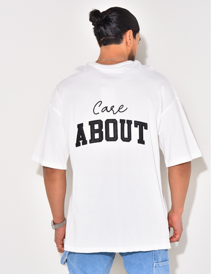 T-shirt "care about"