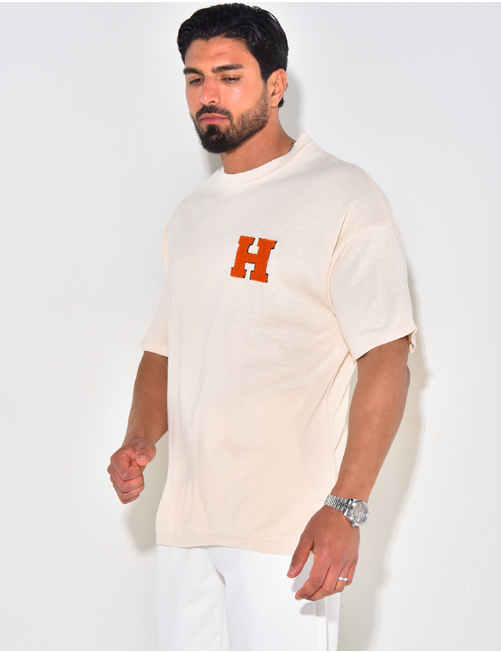 T-shirt lettre H