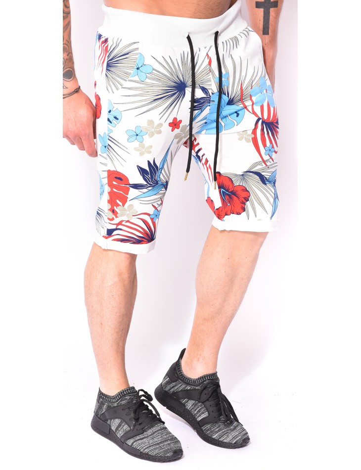 Men's Shorts with Flowers